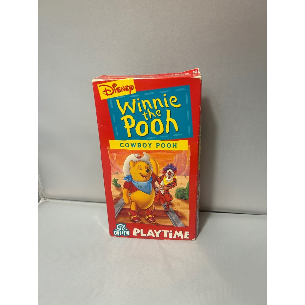 Disney Winnie the Pooh Cowboy Pooh VHS Playtime Collection Vintage